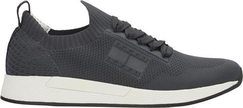 Tommy Hilfiger TJM Elevated Runner Knitted Mand New Charcoal Sneakers Str 44 - hos Magasin