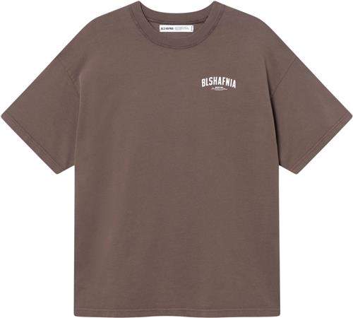 BLS Hafnia Backpass Tshirt Mand Vintage Brown Kortærmede T-shirts Str XL - Bomuld hos Magasin