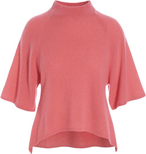 Bitte Kai Rand Cloud Cashmere Kvinde Cool Coral Kortærmet Strik Str XL Cashmere - hos Magasin