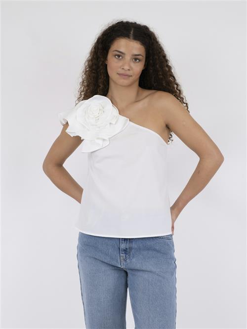 Neo Noir Kelina Rose Top Kvinde White Toppe Str 40 - hos Magasin