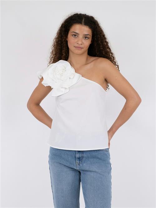 Neo Noir Kelina Rose Top Kvinde White Toppe Str 44 - hos Magasin