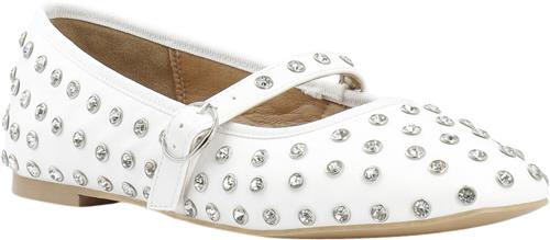 Se Bianco Fall Simili Mary Jane #P Kvinde White Ballerinaer Str 41 - hos Magasin ved Magasin