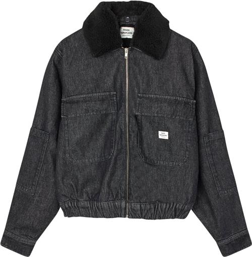 Mads Nørgaard - Copenhagen Dark Denim Sunny Jacket Kvinde Sort Overgangsjakker Str 34 Denim - hos Magasin