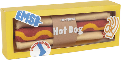 Se Eat My Socks Strømper Hot Dog Ankelstrømper - Bomuld hos Magasin ved Magasin