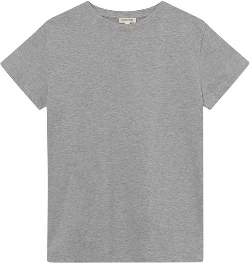 Studio Feder Freya Tshirt Str L - Grey Melange Kortærmede T-shirts Bomuld hos Magasin