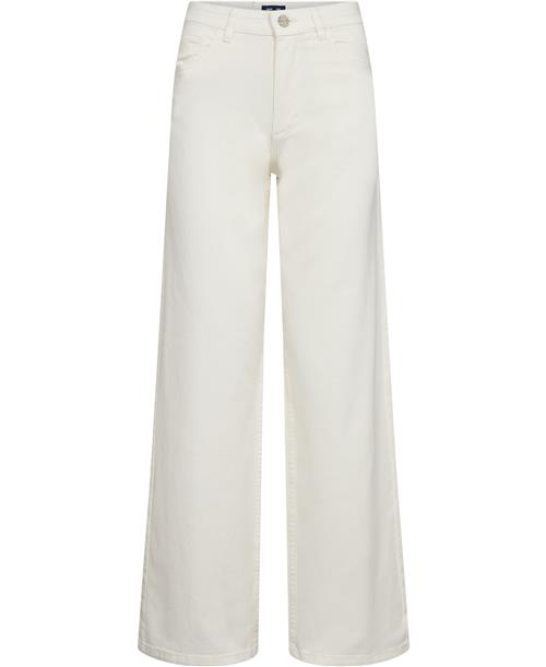 Se Baum und Pferdgarten Nicette Kvinde White Denim Wide Jeans Str 38 - hos Magasin ved Magasin