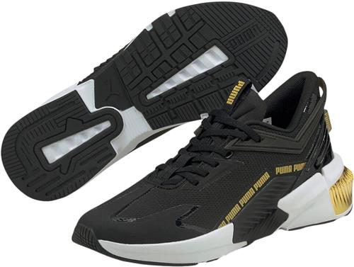 Puma Provoke XT FTR Moto Træningssko Kvinde Sort Fitnesssko Str 37.5 - hos Magasin