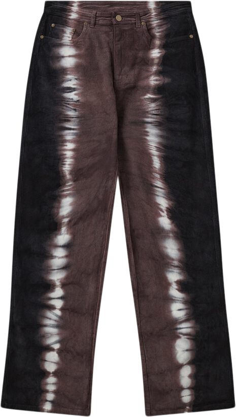 H2OFAGERHOLT Brasilia Pants Tie Dye Kvinde Black Tie Dye Bukser Str M - Bomuld hos Magasin