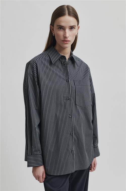 Second Female Cities Oversize Shirt Kvinde Vulcan Skjorter Str L - Bomuld hos Magasin