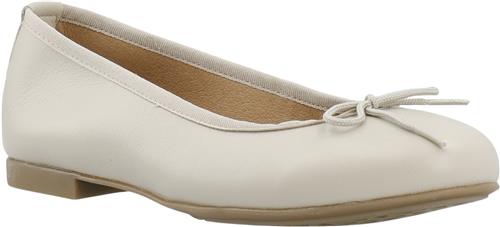 Cashott Caselvira Ballerina Smooth Leather Kvinde Ivory Ballerinaer Str 38 - Læder hos Magasin