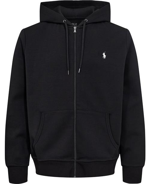 Polo Ralph Lauren Doubleknit Full-zip Hoodie Mand Sort Hoodies Str M - Bomuld hos Magasin