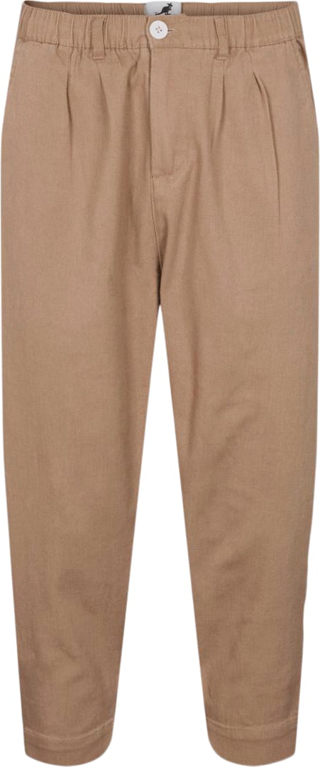 Kangol Gilbert Pants Mand Tan Casual Bukser Str L - Bomuld hos Magasin