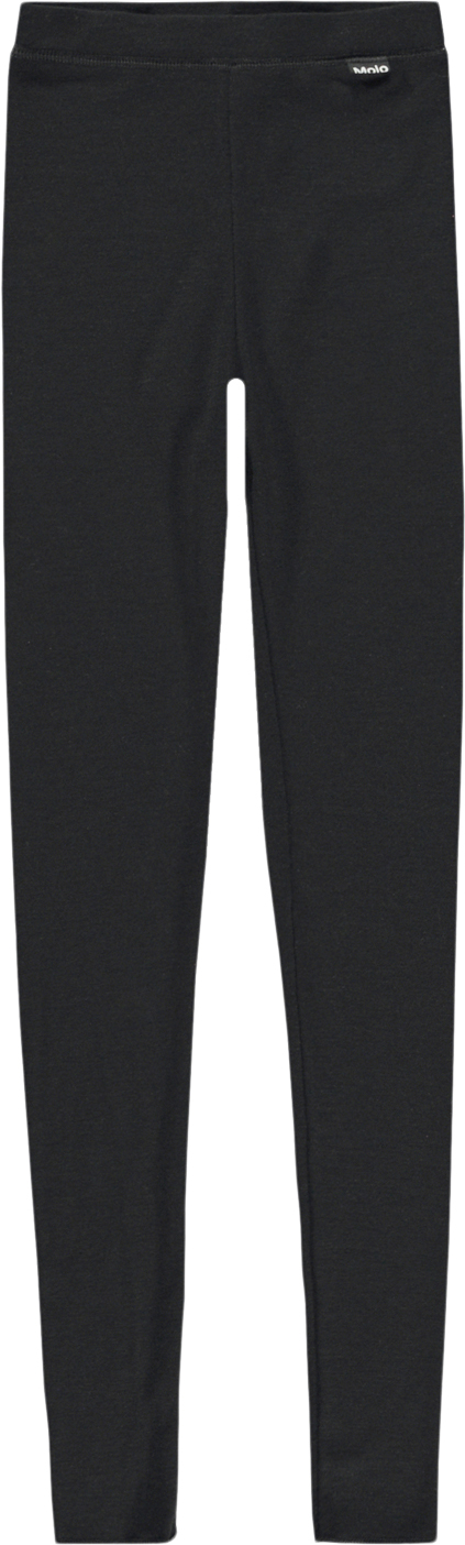 Molo Nadine Wool Str 146-152 cm - Sort Leggings hos Magasin