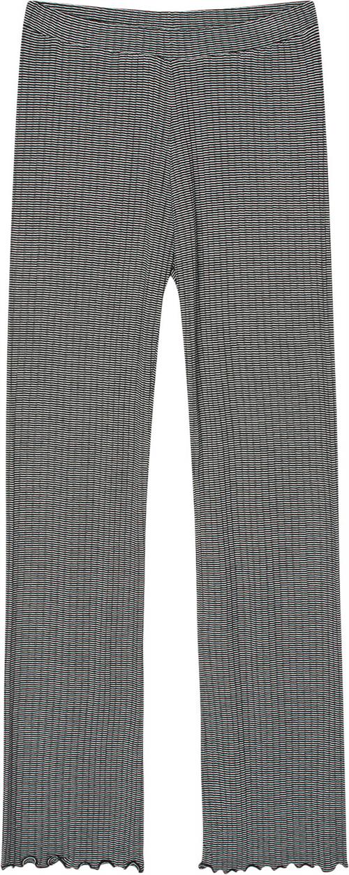 Se Mads Nørgaard - Copenhagen 5x5 Stripe Lonnie Pants Kvinde Sort Og Hvid Med Striber Sweatpants Str S - hos Magasin ved Magasin