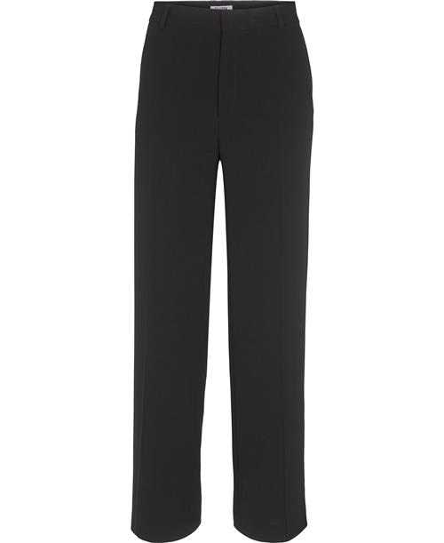 Filippa K Hutton Trousers Kvinde Black Bukser Med Lige Ben Str 42 - hos Magasin