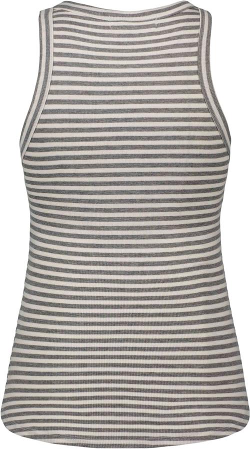 Sofie Schnoor Top Kvinde Grey Striped Tanktoppe Str XL - hos Magasin