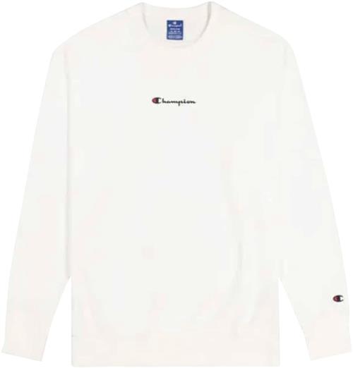 Se Champion Crewneck Sweatshirt Mand White Sweatshirts Str S - Bomuld hos Magasin ved Magasin