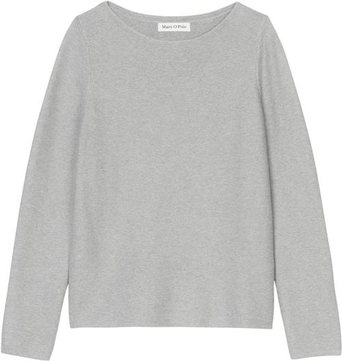 Marc O’Polo Pullover, Longsleeve, Roundneck Kvinde Soft Stone Melange Sweaters Str XS - hos Magasin