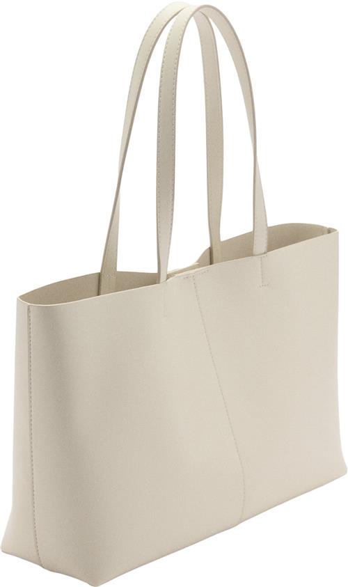 Se MANGO Leathereffect Shopper bag U - Skuldertasker Læder hos Magasin ved Magasin