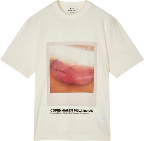 Se Mads Nørgaard - Copenhagen Single Organic Dassel Tee Kvinde Hvid Kortærmede T-shirts Str XXL - Bomuld hos Magasin ved Magasin