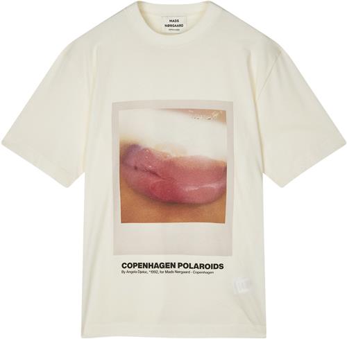 Mads Nørgaard - Copenhagen Single Organic Dassel Tee Kvinde Hvid Kortærmede T-shirts Str S - Bomuld hos Magasin