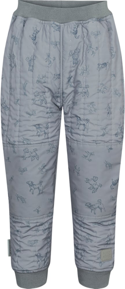 MarMar Copenhagen Odin Pants Str 6Y/116 - Dogs Print Termobukser hos Magasin