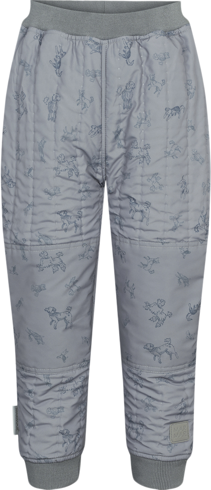 MarMar Copenhagen Odin Pants Str 1Y/80 - Dogs Print Termobukser hos Magasin