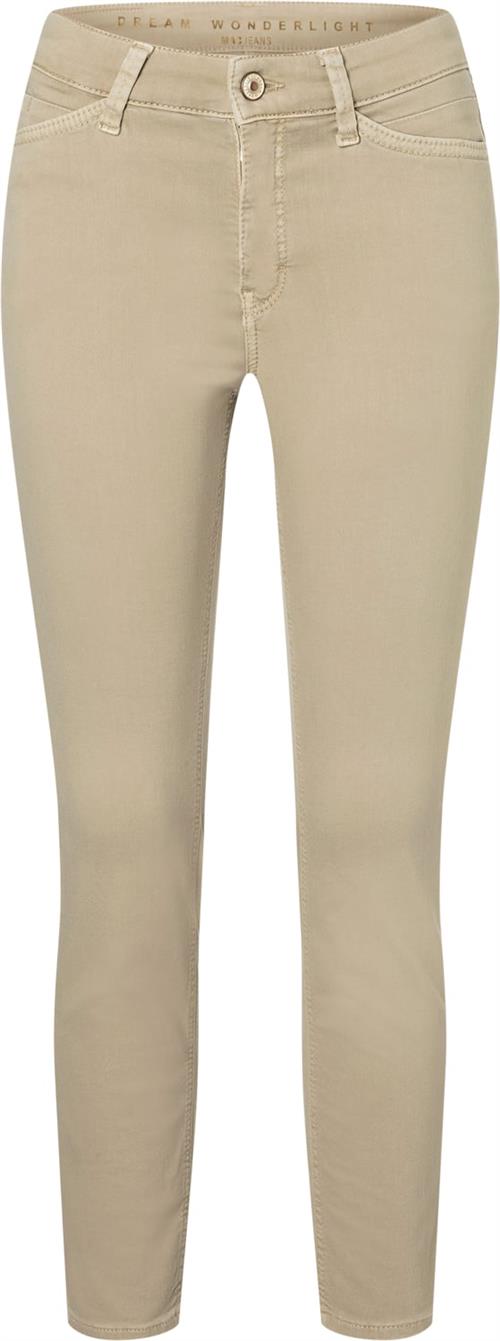 Se MAC Jeans Dream Summer Kvinde Smoothly Beige Bukser Med Smalle Ben Str W44 / L28 - hos Magasin ved Magasin