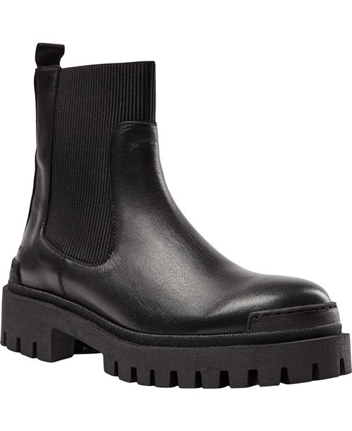 ANGULUS Støvle med Elastik Kvinde 1604/019 Sort/sort Chelsea Boots Str 42 - hos Magasin