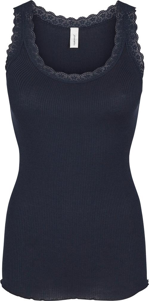 Se soyaconcept Scsarona 1 Kvinde Midnight Blue Tanktoppe Str L - Silke hos Magasin ved Magasin