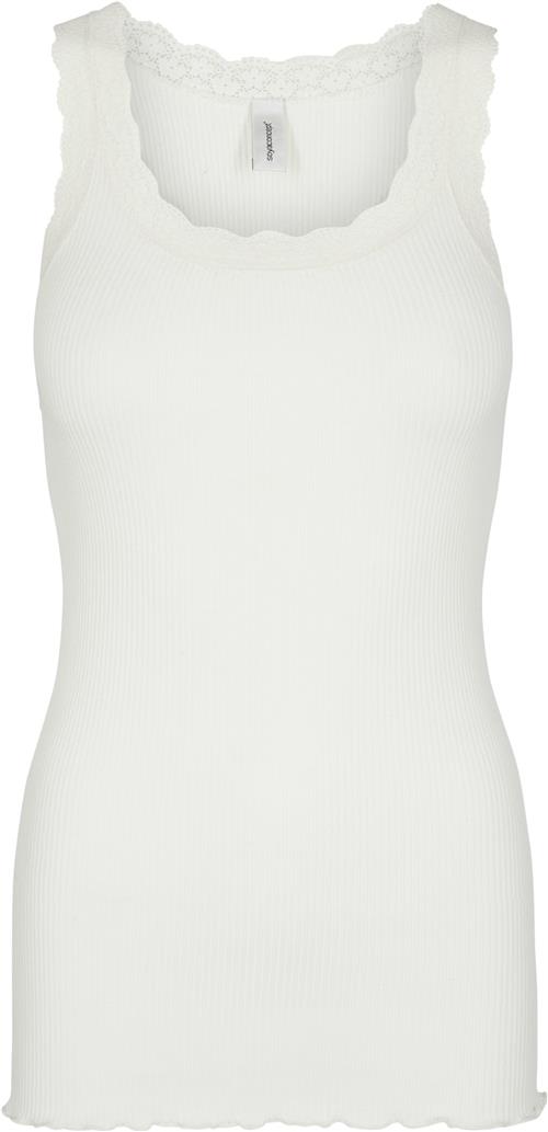 soyaconcept Scsarona 1 Kvinde Off White Tanktoppe Str S - Silke hos Magasin