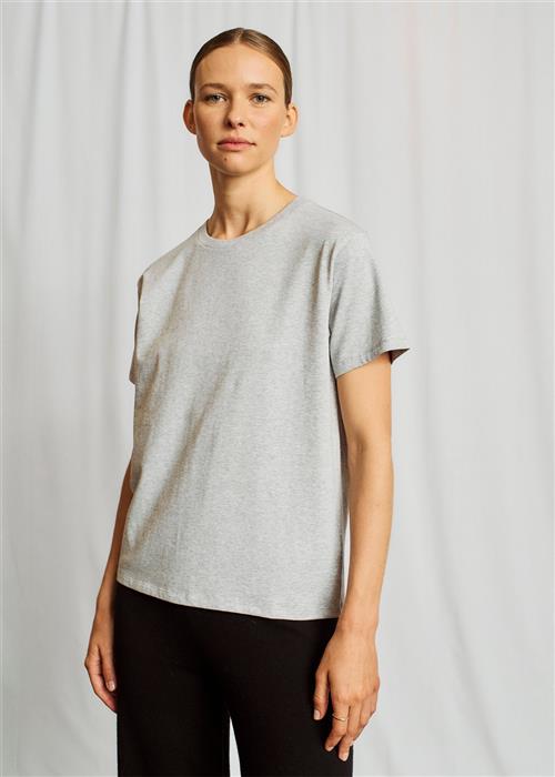 Bruun & Stengade BS Luna Tshirt Kvinde Light Grey Kortærmede T-shirts Str XL - hos Magasin