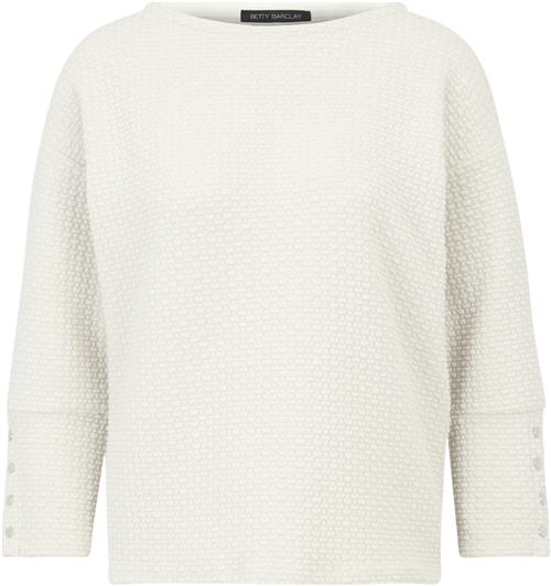 Betty Barclay Sweat Kurz 3/4 Ar Kvinde Pastel Sand Langærmede Bluser Str 36 - hos Magasin