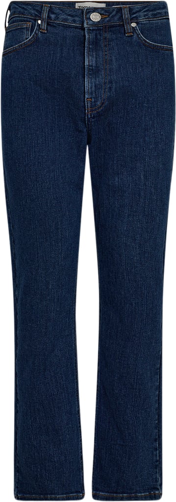 Se Tomorrow Trwhailey Jeans Wash Prato Kvinde Denim Blue Straight Jeans Str 31 / 28 - hos Magasin ved Magasin