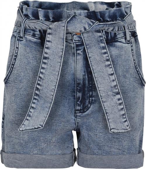 Se Costbart Nahle High Waist Denim Shorts Str 29 Denim - Blå Shorts & Bloomers hos Magasin ved Magasin