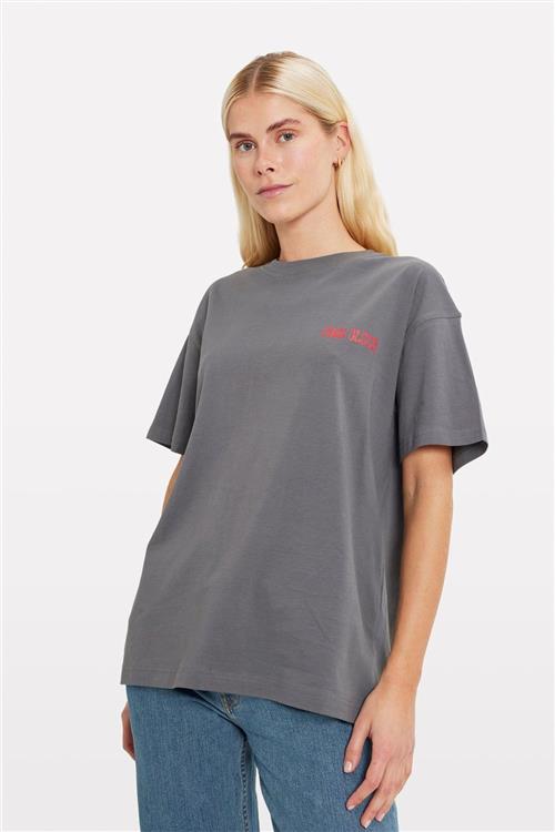 Envii Enkulla SS TEE 5310 Kvinde Smoke Sky Toppe Str XXS - hos Magasin