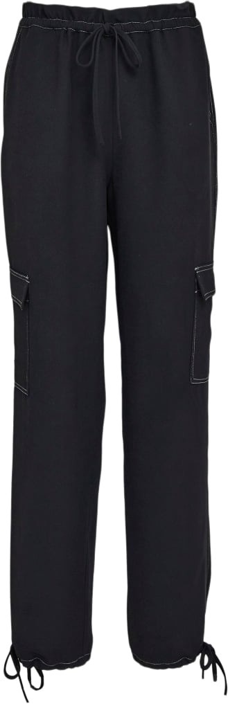 Minus Auriana High Waisted Cargo Pant Kvinde Black Cargo Bukser Str 44 - hos Magasin