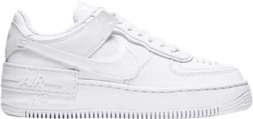 Nike air Force 1 Shadow Kvinde White Sneakers Str 39 - Læder hos Magasin