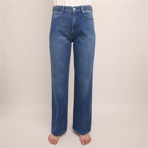 Se Tomorrow Brown Jeans Wash Bilbao Kvinde Denim Blue Straight Jeans Str 28 / 32 - hos Magasin ved Magasin