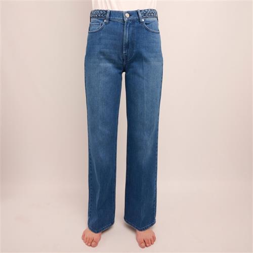 Se Tomorrow Brown Jeans Wash Bilbao Kvinde Denim Blue Straight Jeans Str 29 / 32 - hos Magasin ved Magasin