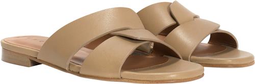 Se Dico Copenhagen Lulu Flats Kvinde Beige Flade Sandaler Str 41 - hos Magasin ved Magasin