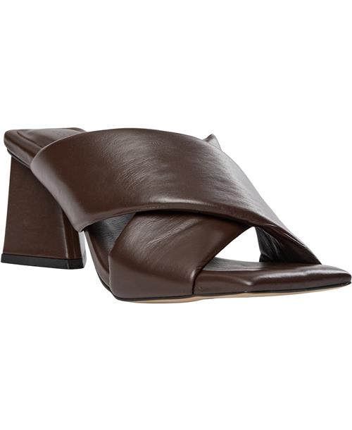 Shoe Biz Callie Kvinde Dark Brown Mules Str 39 - Læder hos Magasin