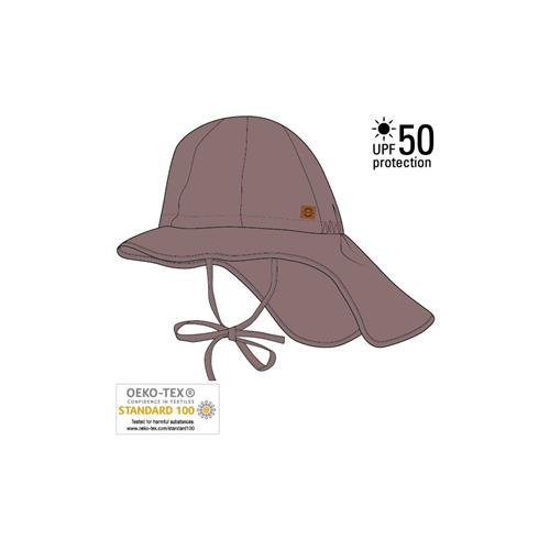 Mikk-Line Summerhat Long Neck Solid 53 (4/6Y) - Solhatte hos Magasin