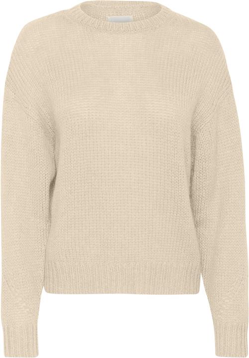 Part Two Lindipw PU Kvinde French Oak Sweaters Relaxed Fit Str XS - hos Magasin