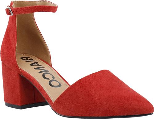 Bianco Biadevived Pump Micro Suede Kvinde Dark Red Pumps & Stiletter Str 39 - hos Magasin