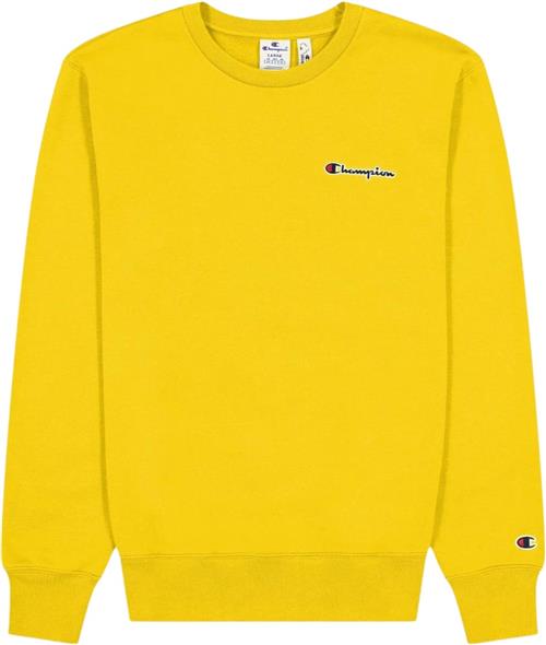 Champion Crewneck Sweatshirt Mand Banana Sweatshirts Str XS - Bomuld hos Magasin