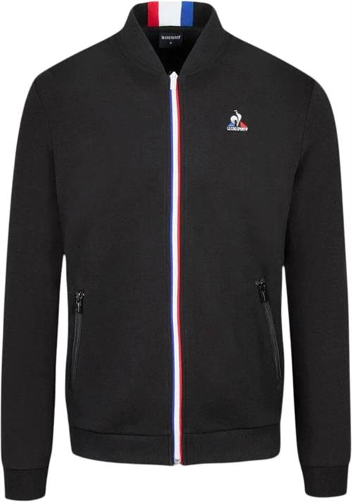 Le Coq Sportif Tricolor Full zip Sweatshirt Mand Ingen Fleece Str L - Bomuld hos Magasin