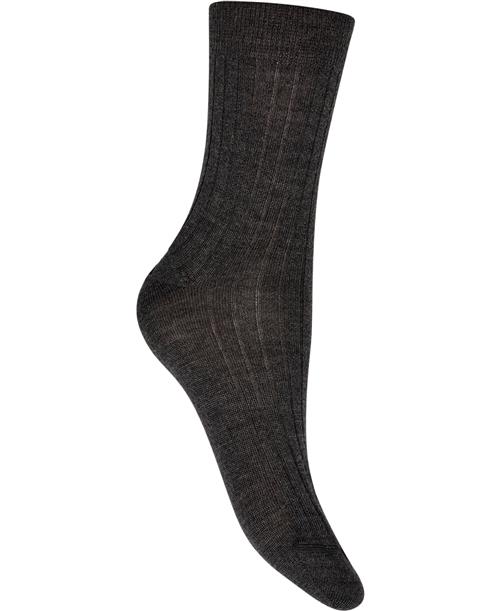 Se Punto Blanco 100% Ribbed Wool Socks Ankelstrømper - Merino hos Magasin ved Magasin