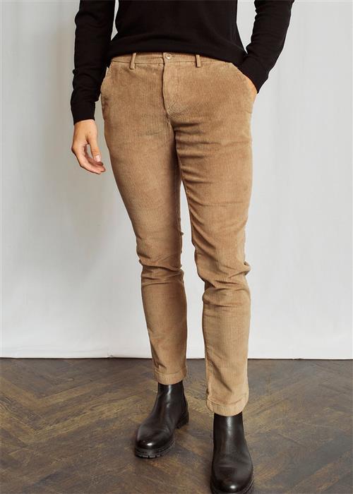 Bruun & Stengade BS Kenn Regular Fit Chinos Mand Mud Chinos Str W31 / L32 - hos Magasin