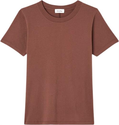 American Vintage Gami21h24 Kvinde Brown Kortærmede T-shirts Str L - Bomuld hos Magasin